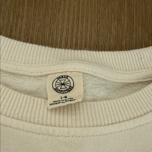 Urban Outfitters Cream Crewneck Colorado Springs Sweatshirt Size Large Oversized - Picture 2 of 4